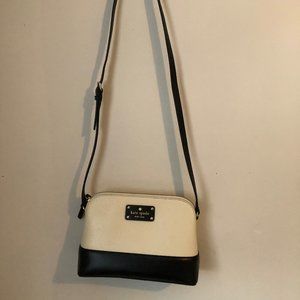 Kate Spade Black & White Crossbody Bag